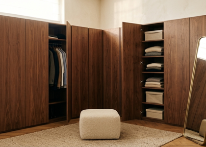 Dressing sur mesure : le guide complet 2026 (implantation, dimensions, portes)