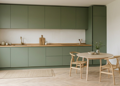 Façades vertes pour cuisine IKEA Metod : les meilleures alternatives à Kallarp