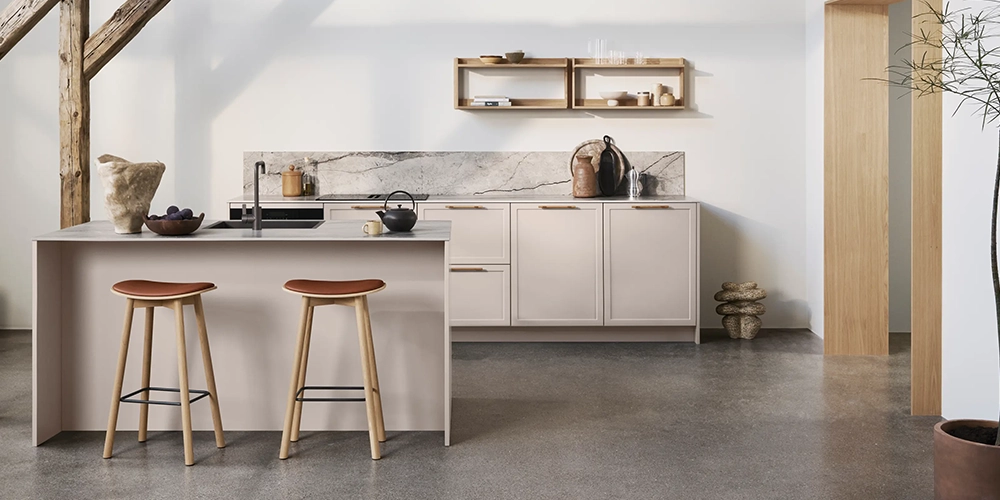 façade design à cadre style shaker kvik