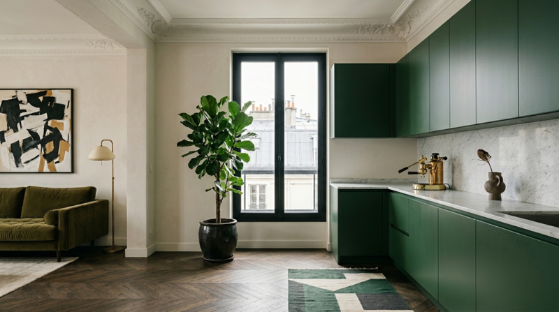 Cuisine Ikea façades Sweetch Interior Pao Forêt