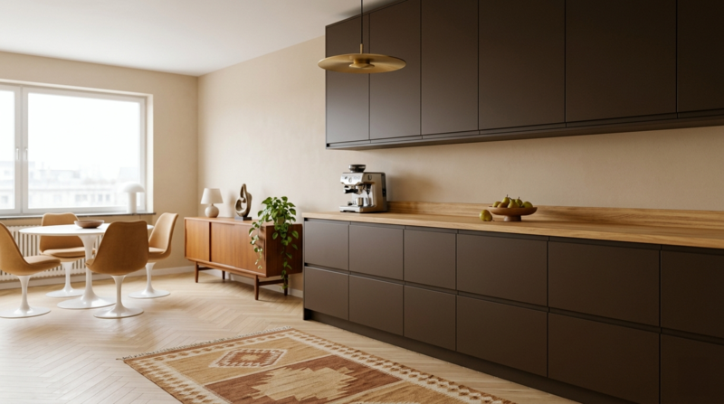 Cuisine Lapeyre Façades Sweetch Interior Tux Cacao